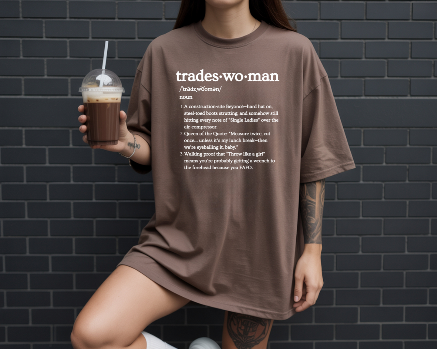 Tradeswoman Definition Tee