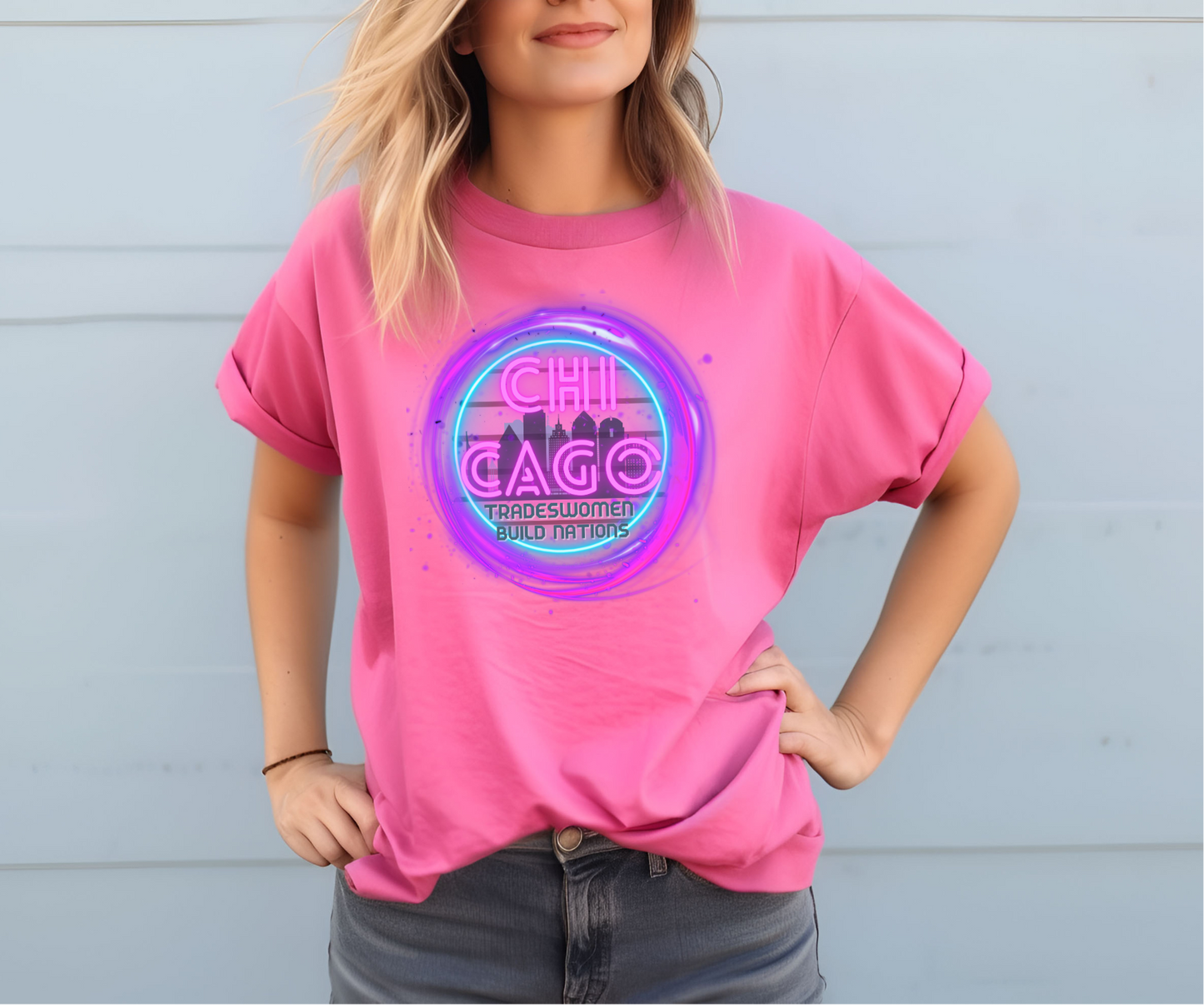Chicago Neon TWBN Tee