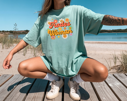 Tradeswoman Floral Tee